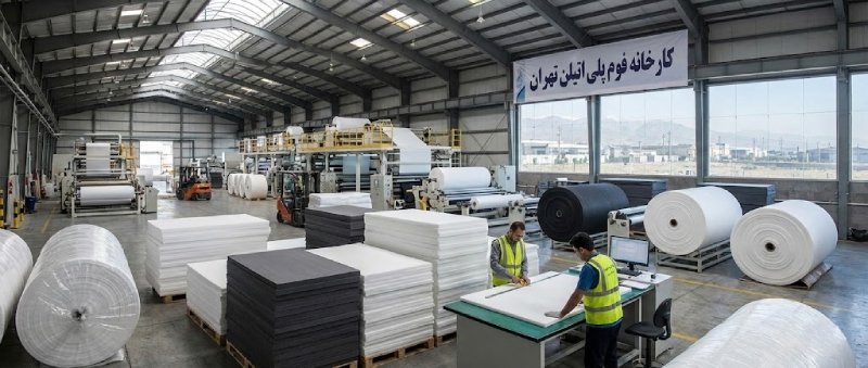 کارخانه فوم پلی اتیلن تهران